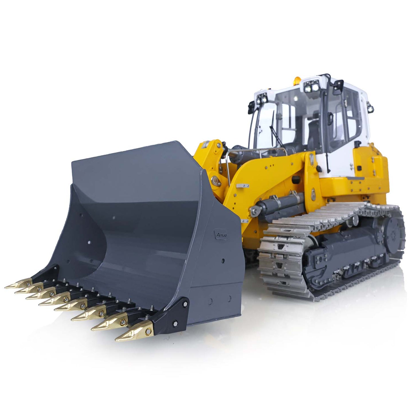 LESU 1/14 Scale Metal Hydraulic Tracked 2CH Valves RC Painting Loader Model W/ Servo ESC Decals Light Sound System Motor