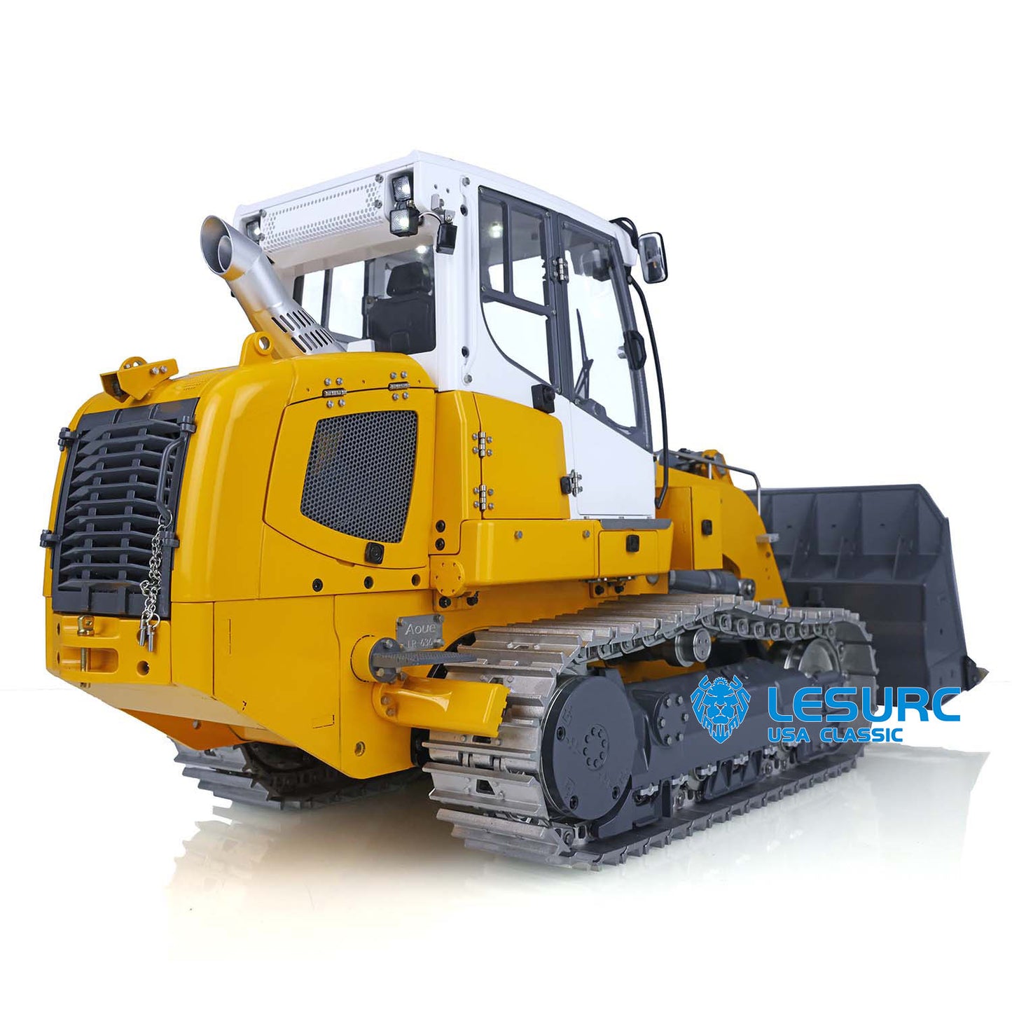 LESU LR636 1/14 Metal Hydraulic RC Wheel Loader Model with Sound Light System for Construction Vehicle Enthusiast Backyard Fun
