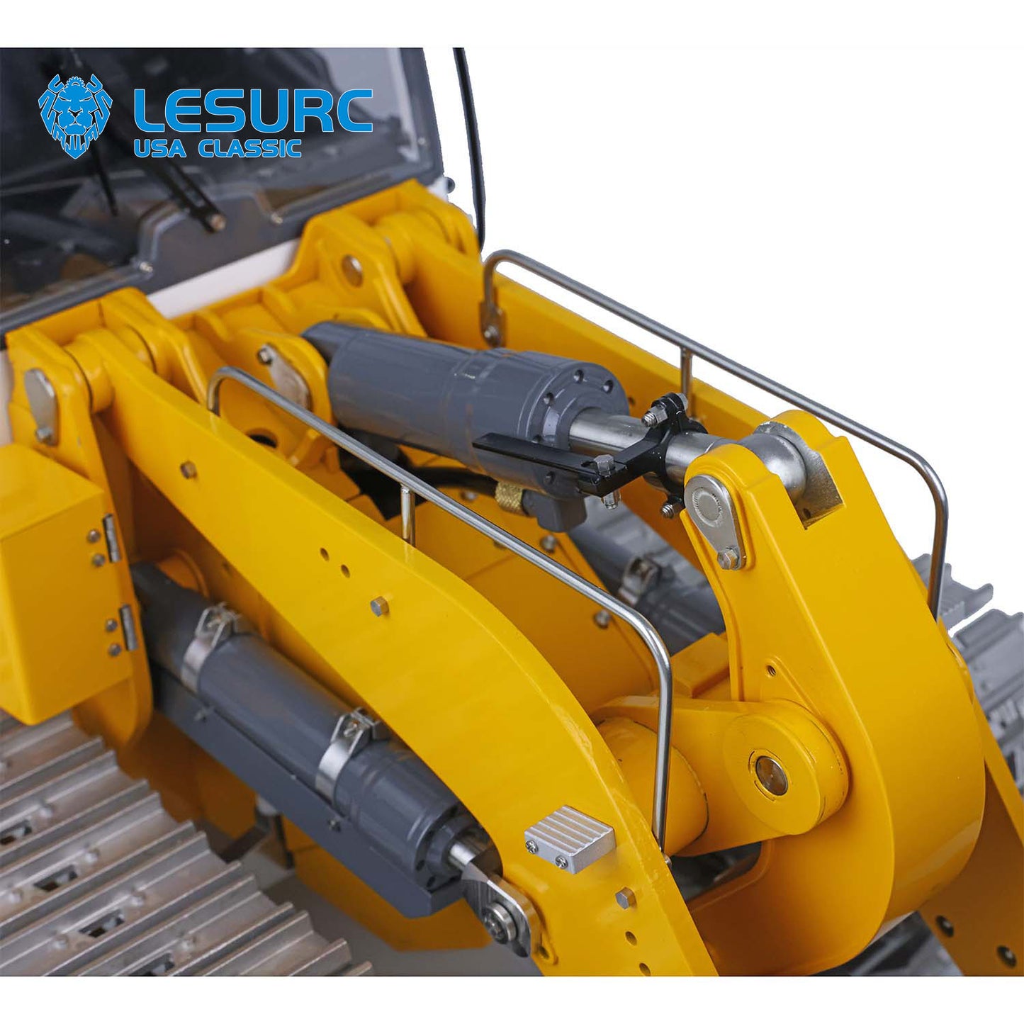LESU LR636 1/14 Metal Hydraulic RC Wheel Loader Model with Sound Light System for Construction Vehicle Enthusiast Backyard Fun