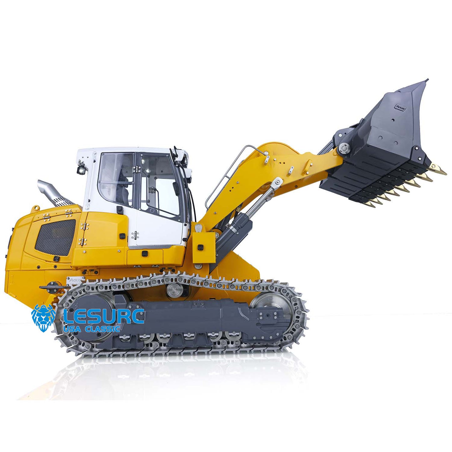 LESU LR636 1/14 Metal Hydraulic RC Wheel Loader Model with Sound Light System for Construction Vehicle Enthusiast Backyard Fun