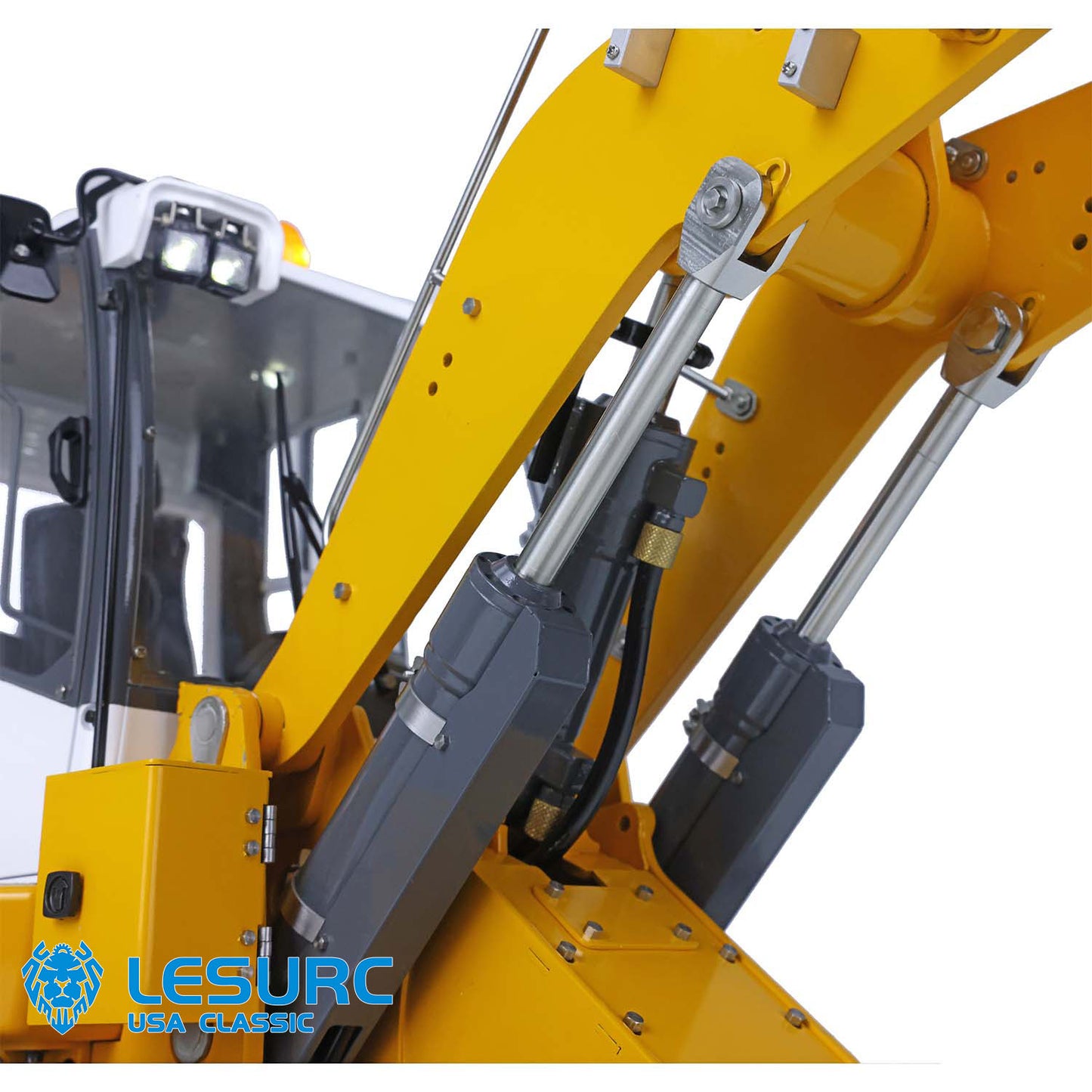 LESU LR636 1/14 Metal Hydraulic RC Wheel Loader Model with Sound Light System for Construction Vehicle Enthusiast Backyard Fun