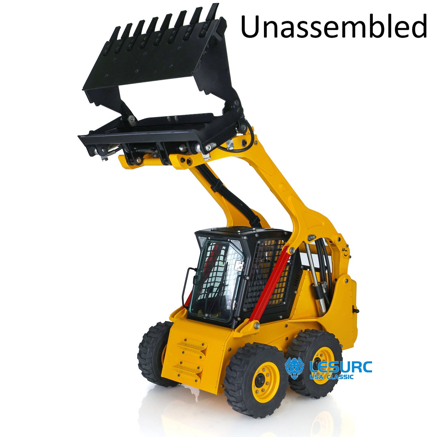 LESU Aoue LT5H 1/14 Metal RC Hydraulic Skid Steer Loader A0008 KIT with Light Sound System for Construction Model Builders