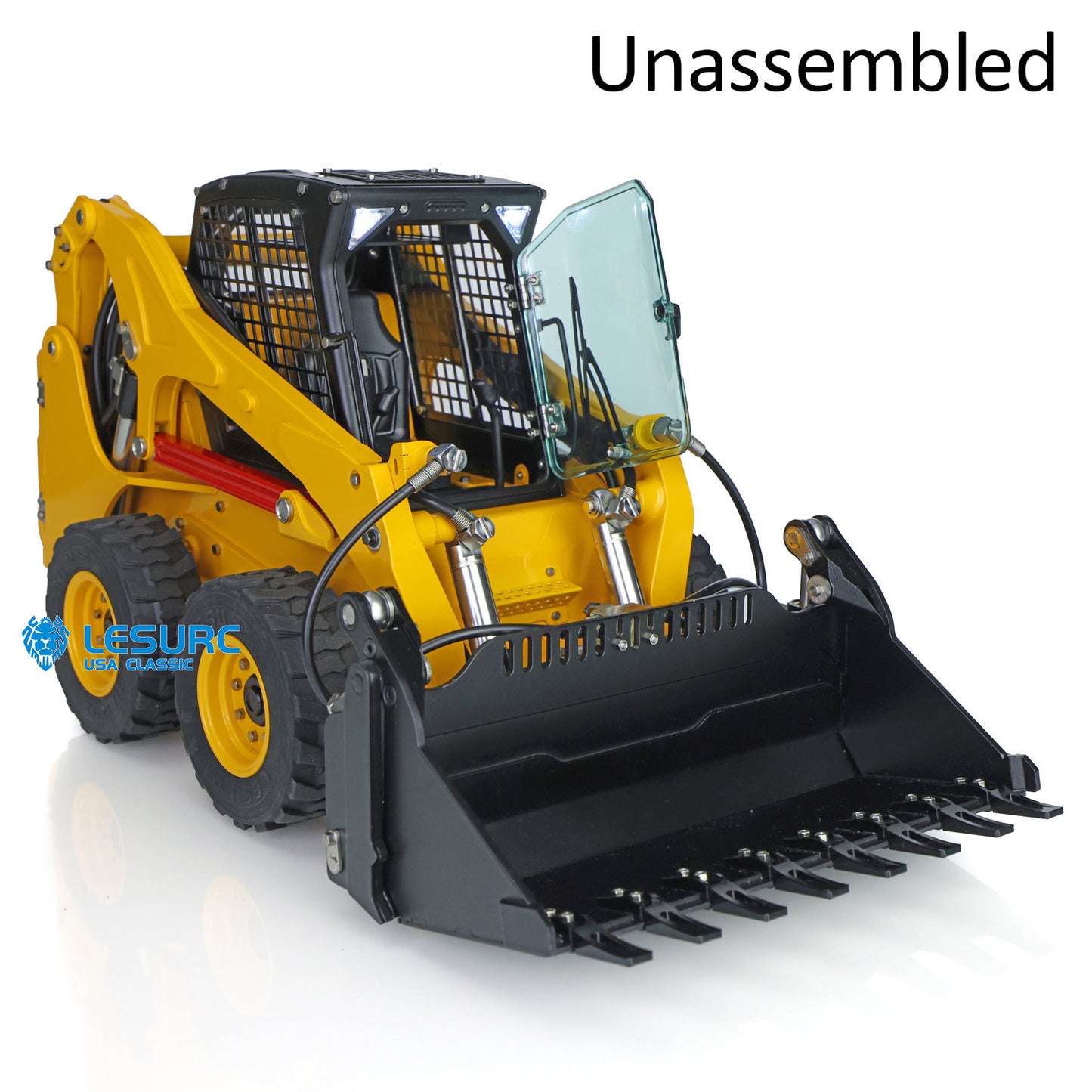 LESU Aoue LT5H 1/14 Metal RC Hydraulic Skid Steer Loader A0008 KIT with Light Sound System for Construction Model Builders