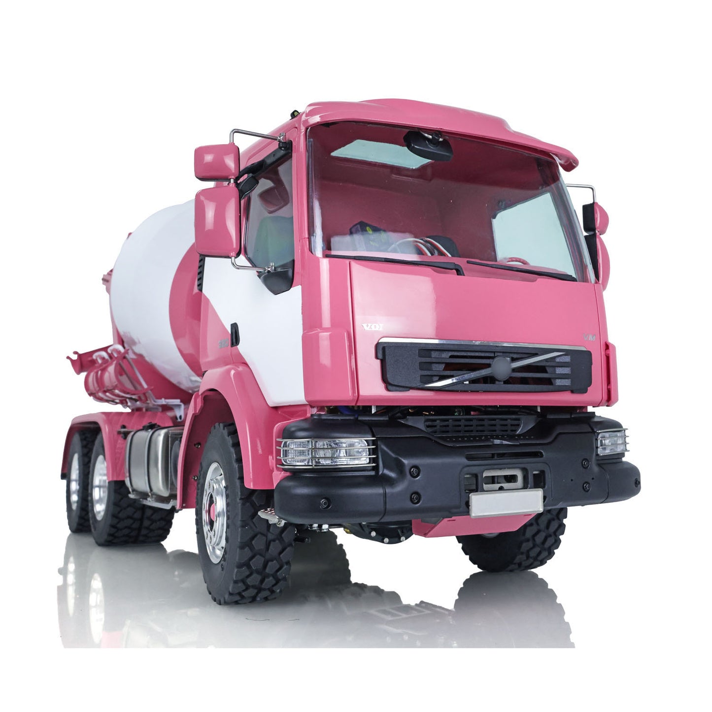 LESU 1/14 6x6 Metal RC Concrete Car Mixer Truck Battery Radio RTR of Construction Vehicle Model W/ I6S Radio Motor Servo Battery