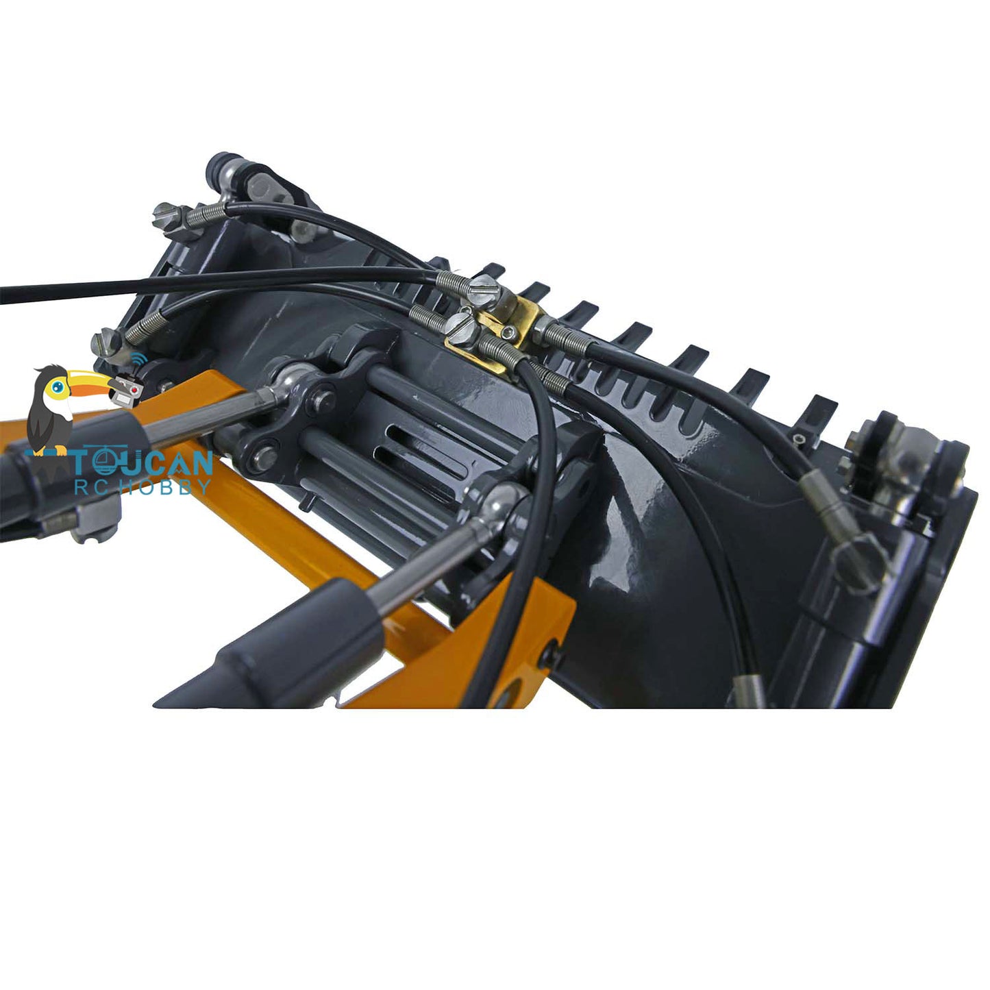 LESU Aoue B0008 LT5 Metal 1/14 Remote Control Hydraulic Tracks Skid-Steer Loader Vehicle With Sound Light Unassembled Model