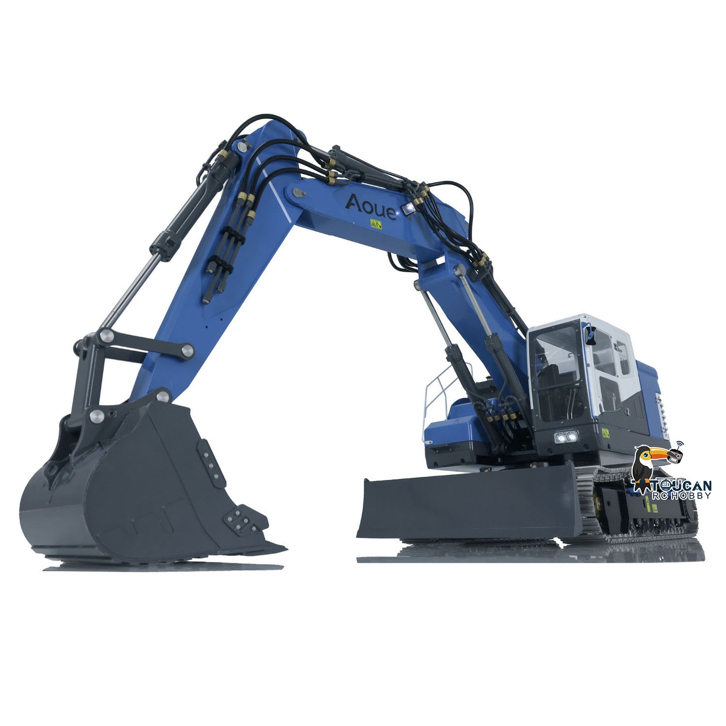 LESU 1/14 Metal RC Hydraulic Excavator Tracked 3 Arms Aoue ET26L With PL18EV Radio System GPS Assembled Diggers Vehicle Model