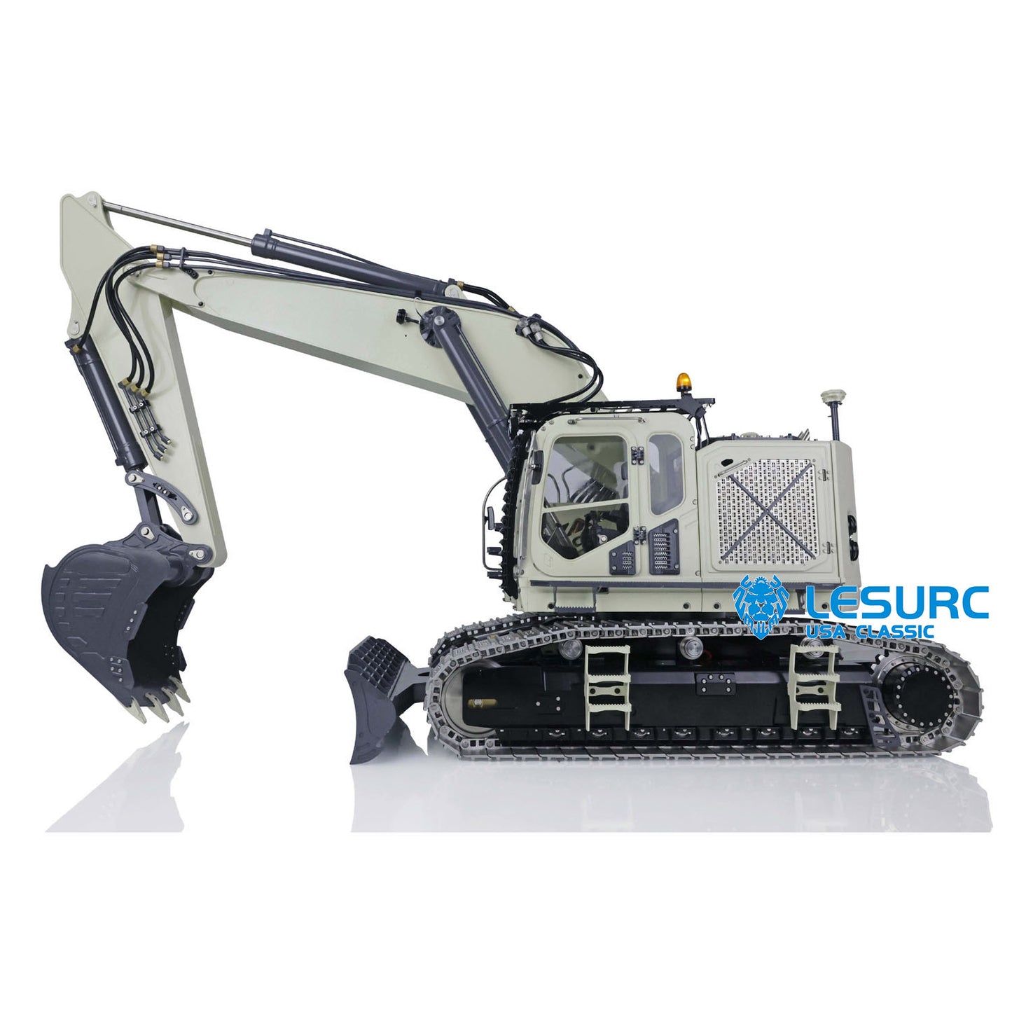 LESU 1/14 Painted Tracked Aoue ET35 Hydraulic RC Excavator Digger RTR Model W/ PL18EV Sound Battery Lights Upgrade Accessories