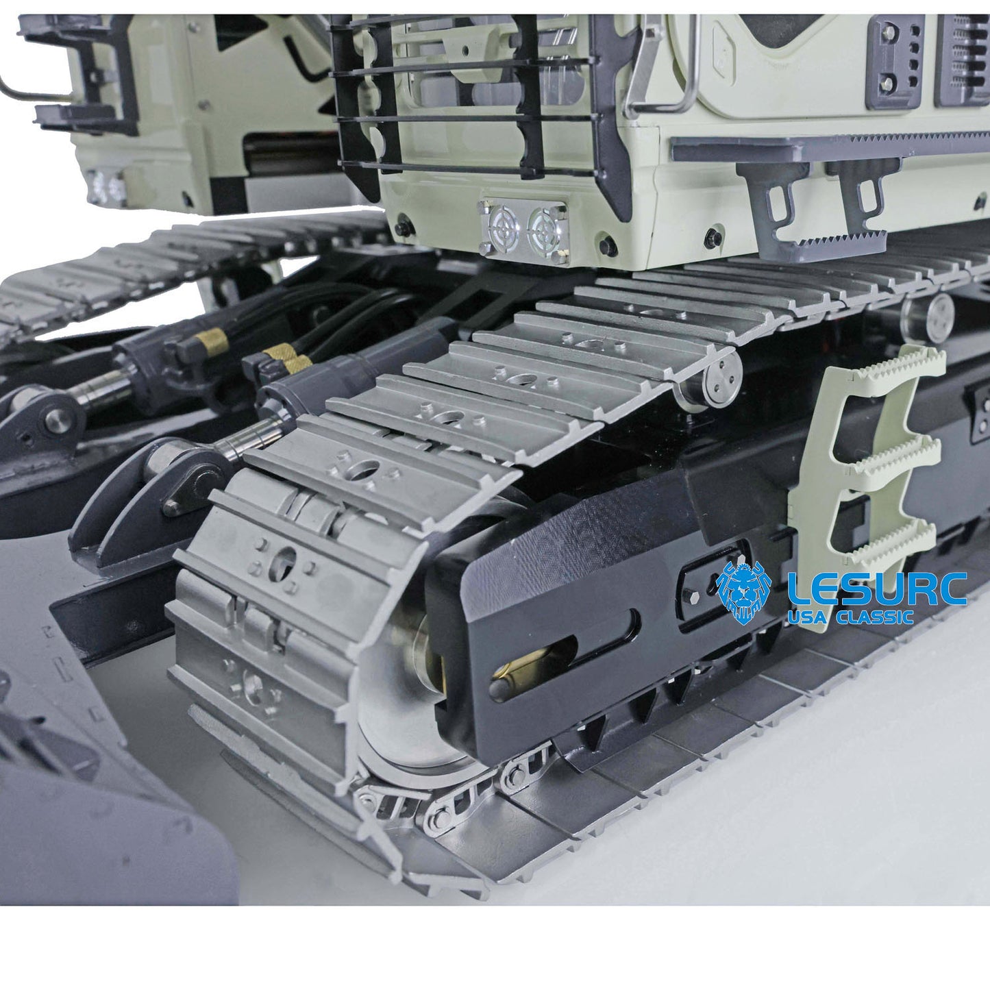 LESU 1/14 Painted Tracked Aoue ET35 Hydraulic RC Excavator Digger RTR Model W/ PL18EV Sound Battery Lights Upgrade Accessories