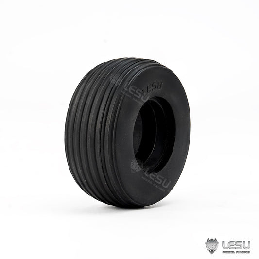 63MM Rubber Rear Wheel Tire for LESU AOUE 225A 1/14 RC Hydraulic Log Loader DIY Model Remote Control Sugarcane Loader Grabber