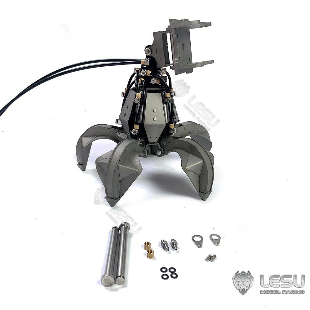 LESU 1/14 Metal Tracked 3Arms Aoue ET26L Hydraulic RC Excavator PL18EV Valve Smoke Gearbox Motor Servo Charger Battery Light Sound