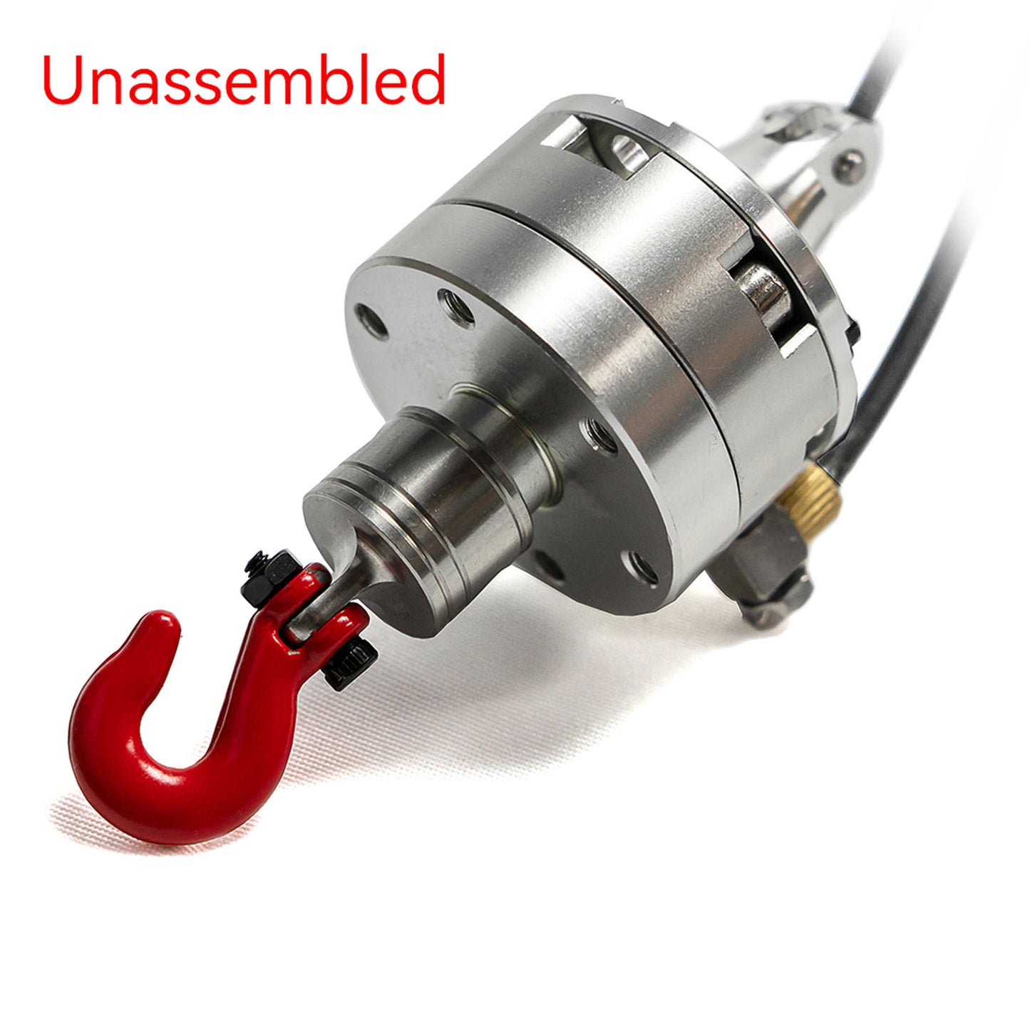 LESU Metal Manual Balance Fork Hydraulic Rotary Cylinder Hook Suitable for 1/14 RC Crane Dumper Truck Radio Control Cars