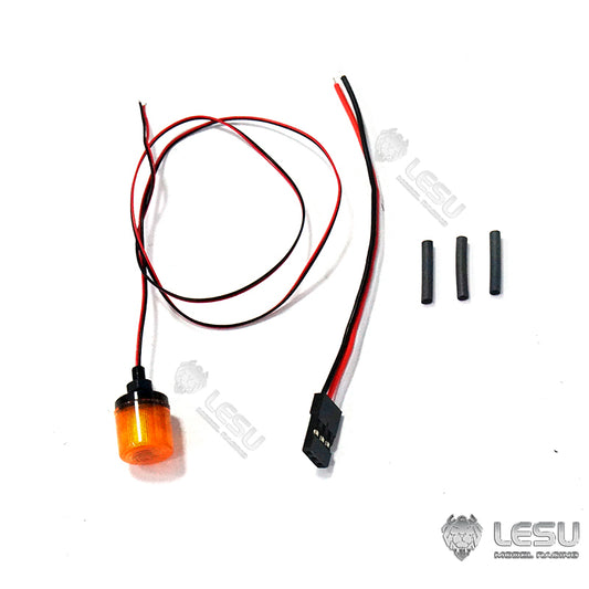 LESU Universal Spare Part Rotating Warning Light DIY Suitable for RC Tractor Truck Radio Controlled Dumper Trailer Cars