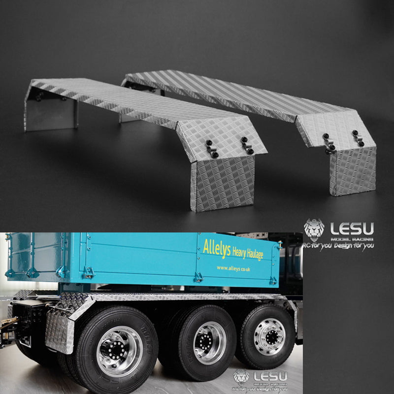 US STOCK LESU Metal Fender Accessory Suitable for TAMIYA 1/14 RC DIY 3Axles Radio Controlled Dumper Tractor Truck Cars Model Parts