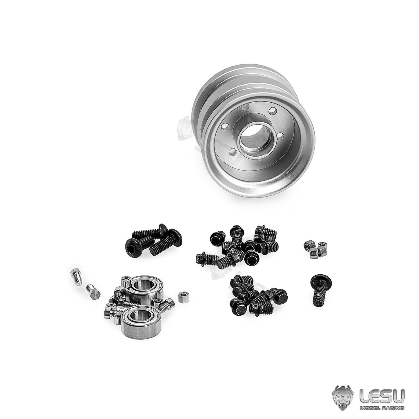 29.1MM Metal Rear Wheel Hub for LESU AOUE 225A 1/14 RC Hydraulic Log Loader Remote Control Sugarcane Loader Grabber DIY Model