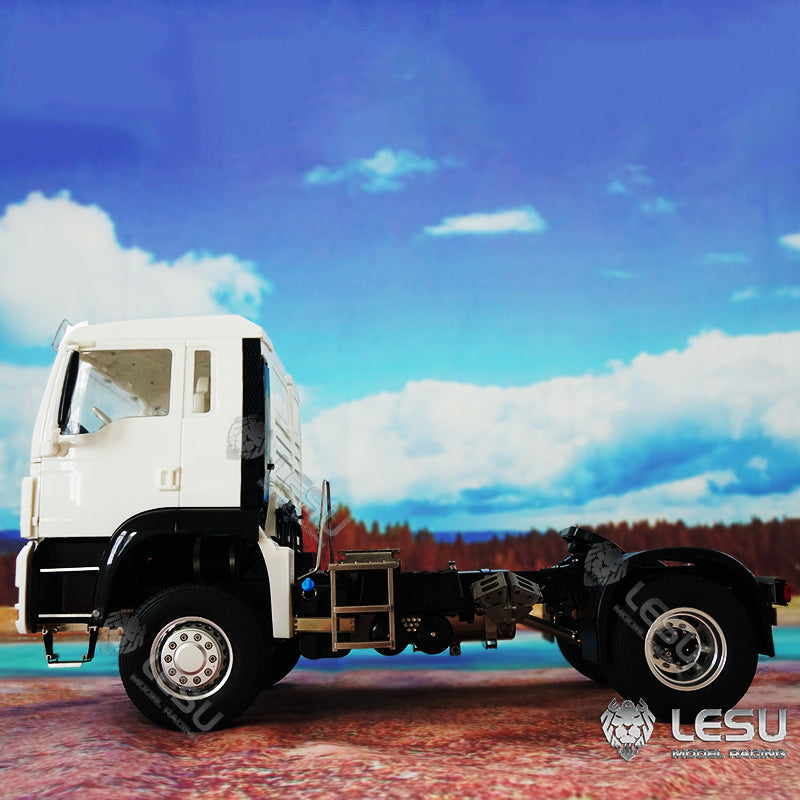 LESU 1/14 Scale TGS 4*2 Remote Controlled Tractor Truck Metal Chassis Model W/ Motor DIY Cabin Car Spare Parts Replacements