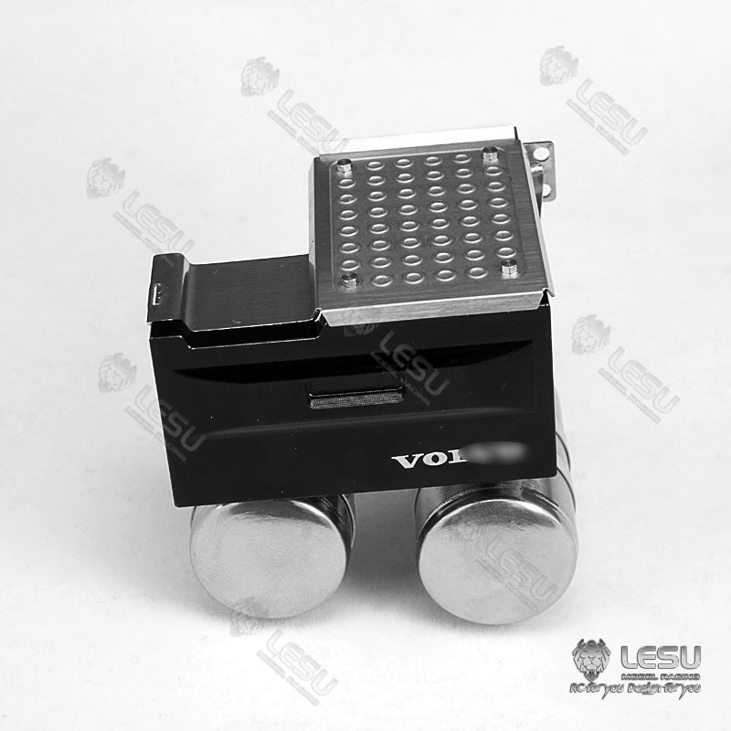 LESU Urea Tank Battery Box Exhaust Tank Suitable for 1/14 Scale FH16 DIY Radio Controlled Tractor Truck Cars Vehicle Accessory