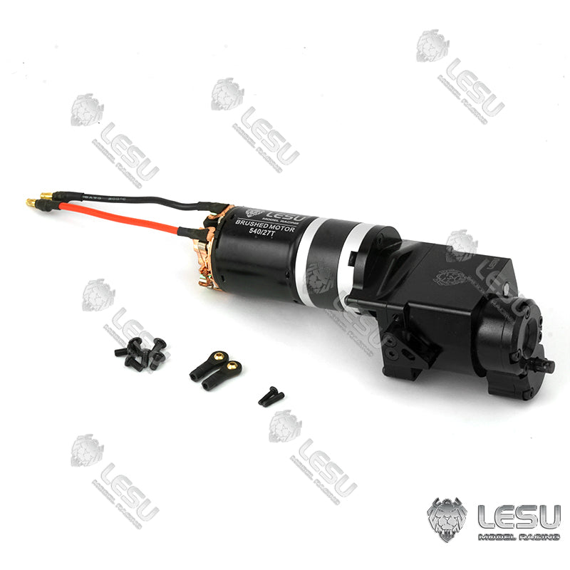 1/14 LESU RC Vehicle Upgrade Accessory 5:1 Planetary Reducer Transmission Planet Gear Motor for Dump Truck Model DIY