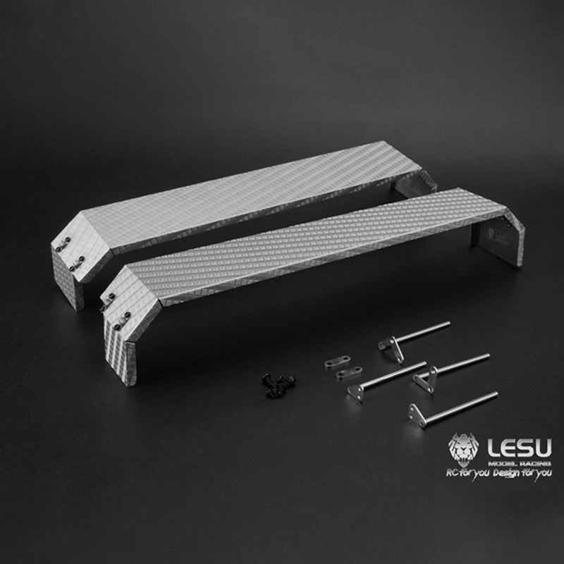 US STOCK LESU Metal Fender Accessory Suitable for TAMIYA 1/14 RC DIY 3Axles Radio Controlled Dumper Tractor Truck Cars Model Parts