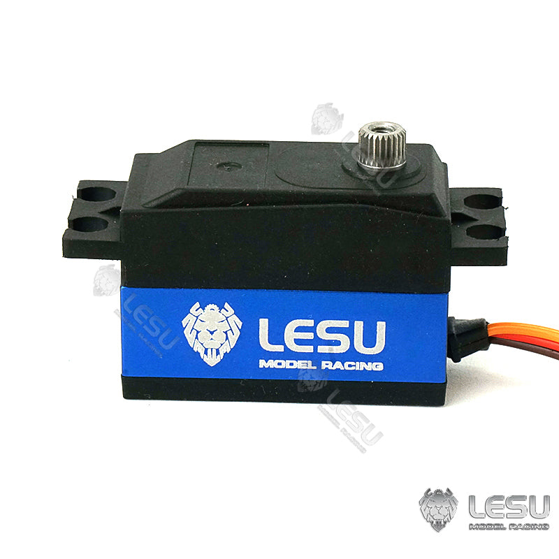 LESU RC Truck Spare Parts 12g 14kg Metal Gear Servo for 1/14 Customized Tractor Truck DIY Radio Controlled Trailer Dumper