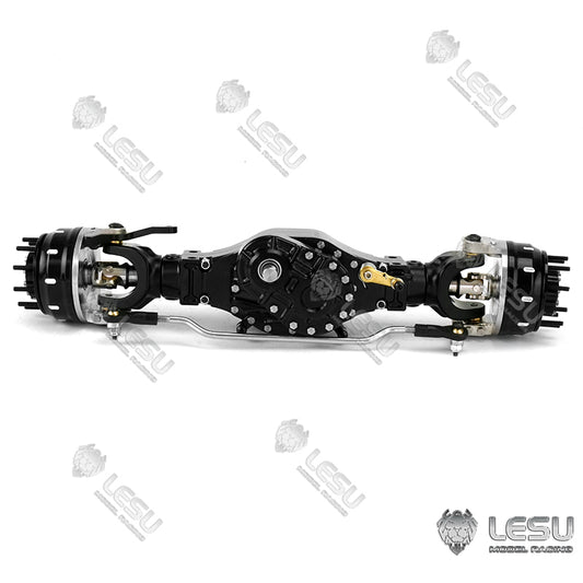 LESU Metal Differential Front Through Wheel Reduction Axle 1/14 RC Truck