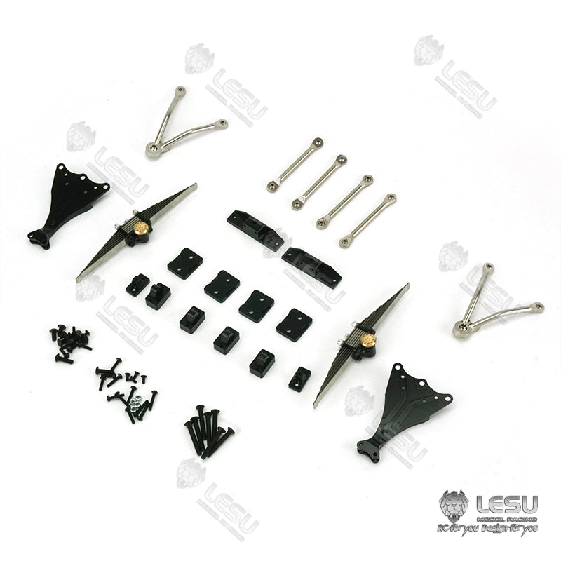 LESU Upgrade 9MM Metal Rear Suspension Suitable for 1/14 RC 3 Way Dumper Radio Control Truck DIY Car Accessory Spare Part