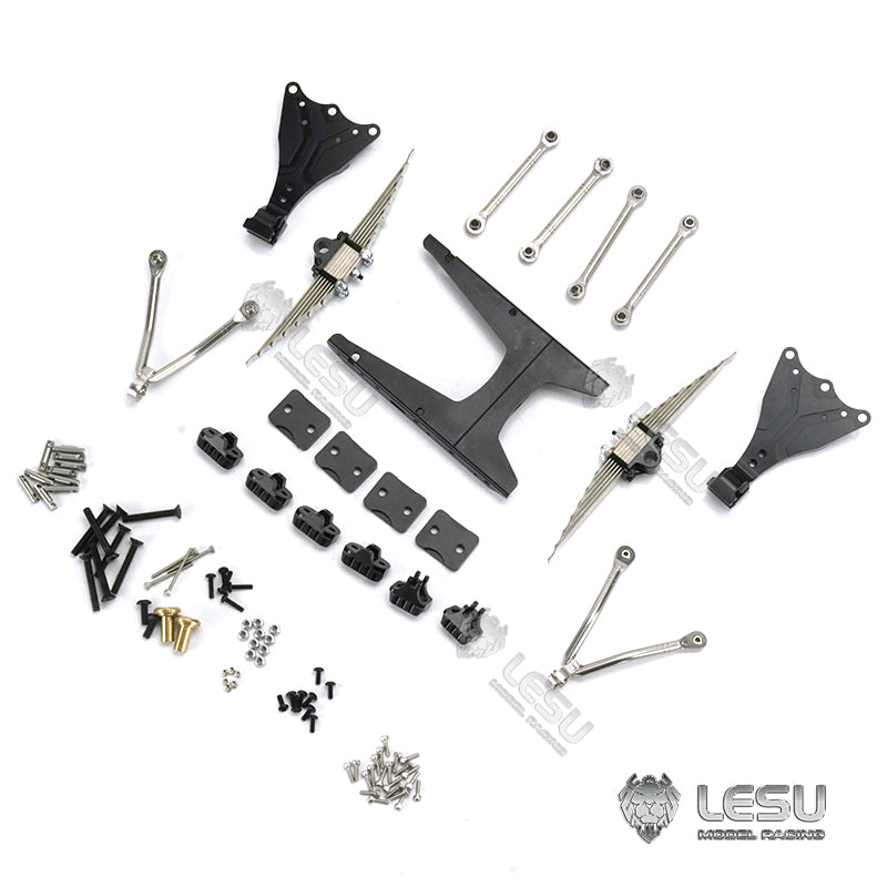 Metal 9MM Rear Suspension for LESU 1/14 Scale Differential Axles Dump Truck Model DIY Replacements Accessories Spare Parts