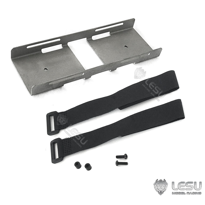 LESU 1/14 Metal Battery Compartment CNC Second Plate Set Suitable for RC Tractor Truck R620 Radio Control Dumper DIY Parts