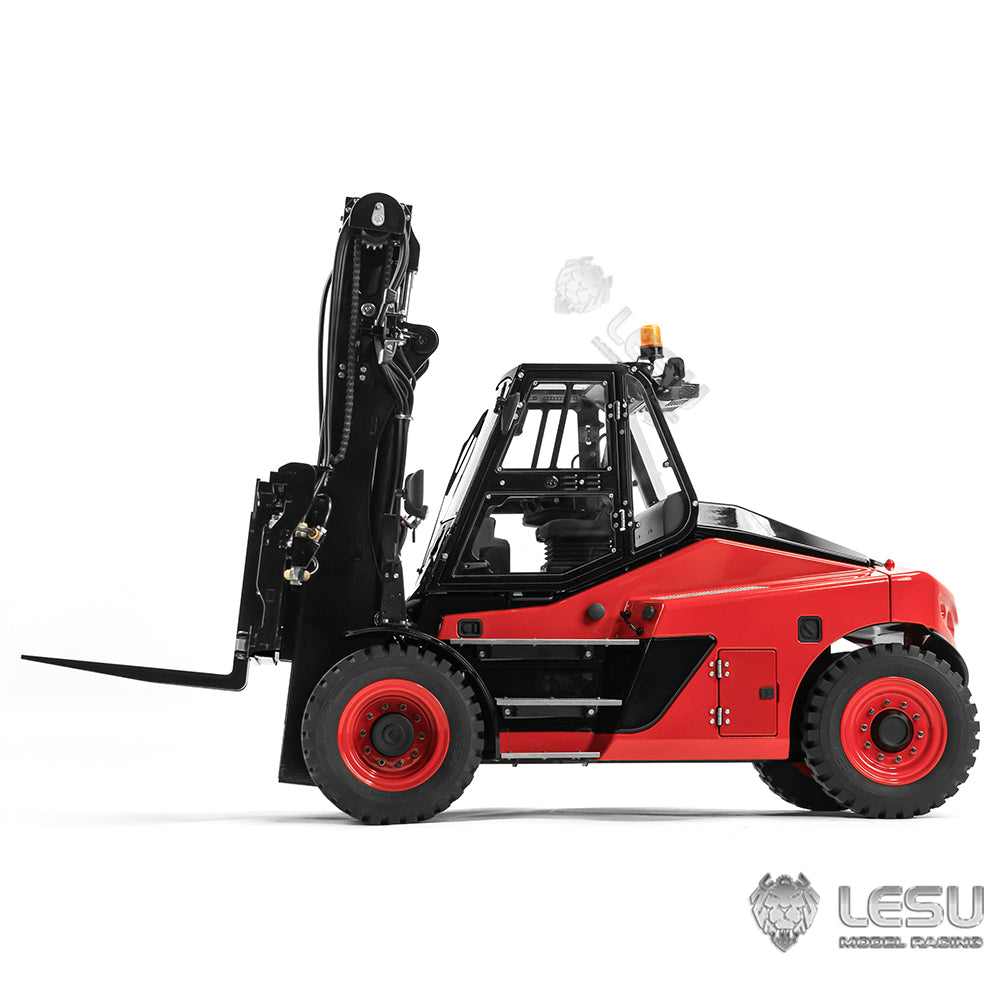 LESU 1/14 Aoue-LD160S Metal RC Hydraulic Forklift Remote Control Wheeled Car RTR Version Painted Assembled Models