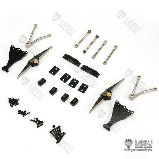 LESU Upgrade 9MM Metal Rear Suspension Suitable for 1/14 RC 3 Way Dumper Radio Control Truck DIY Car Accessory Spare Part