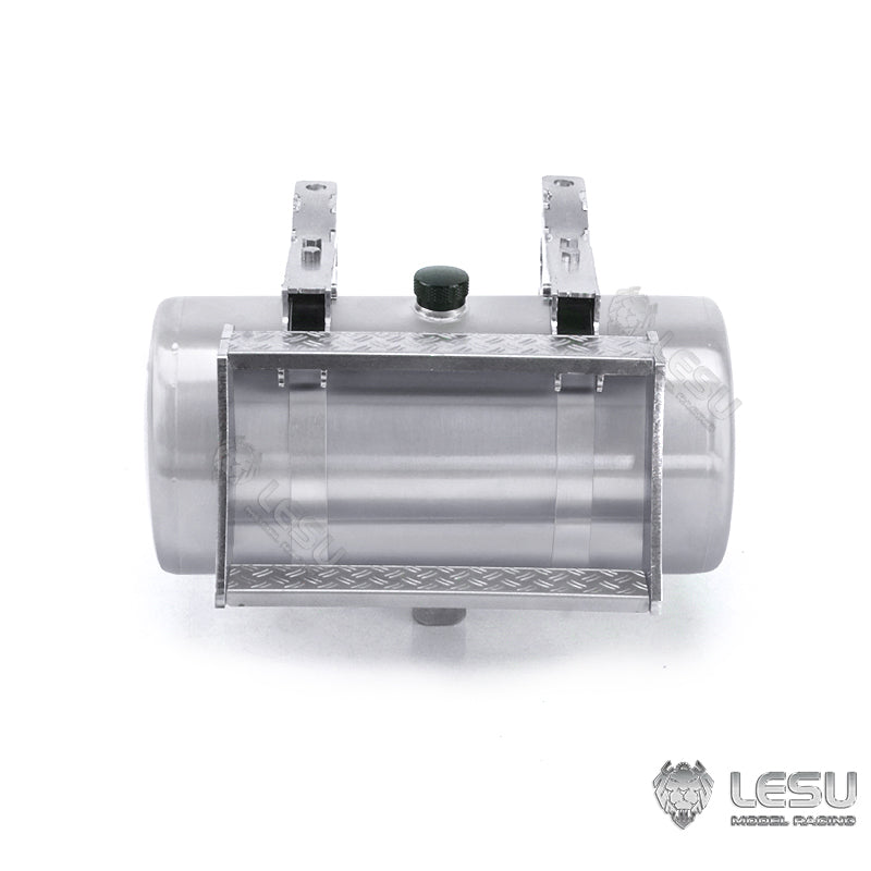 LESU Metal Round Hydraulic Tank 85MM 115MM Suitable for RC Tractor Truck Radio Controlled American Vehicles DIY Spare Parts