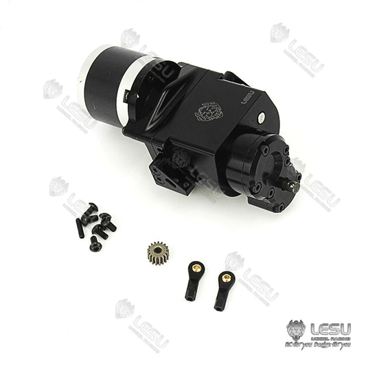 LESU Gear Box Transmission High Torque for 1/14 Remote Controlled Dump Heavy Haulage 14:1 Planetary Reducer Vehicle Parts