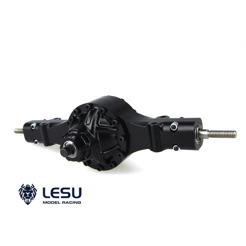 LESU Q9021 Q9022 Q9023 Q9024 Metal Rear Axle for 1/14 Scale Model Radio Controlled Tractor Truck Car DIY Spare Parts