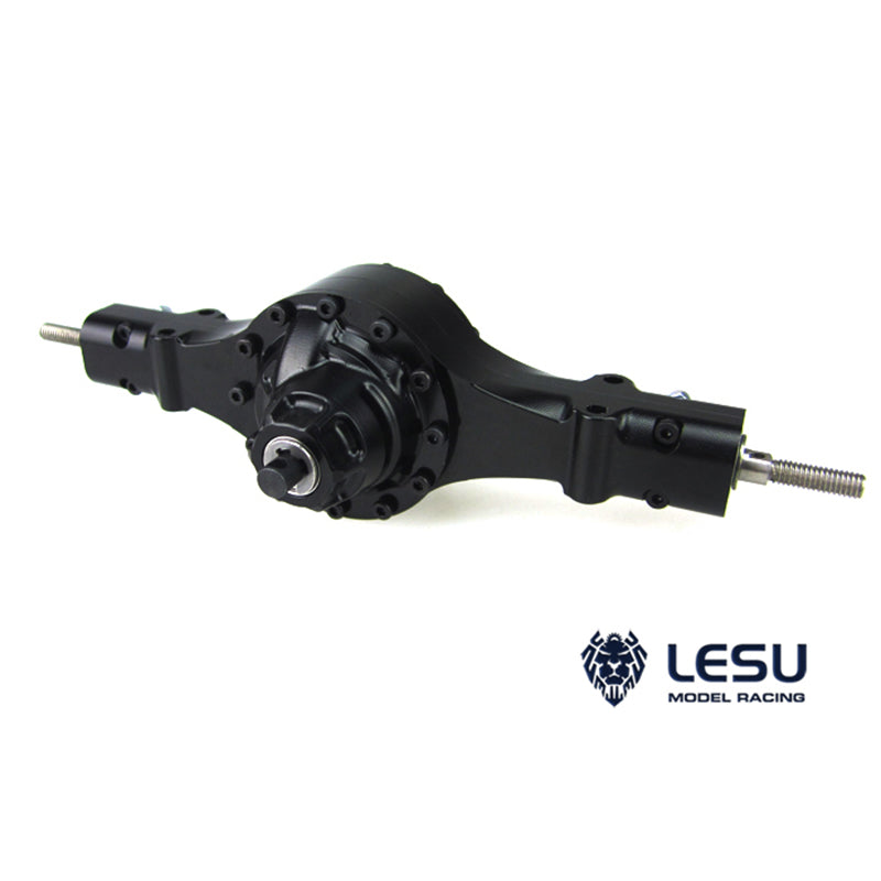 LESU Q9021 Q9022 Q9023 Q9024 Metal Rear Axle for 1/14 Scale Model Radio Controlled Tractor Truck Car DIY Spare Parts