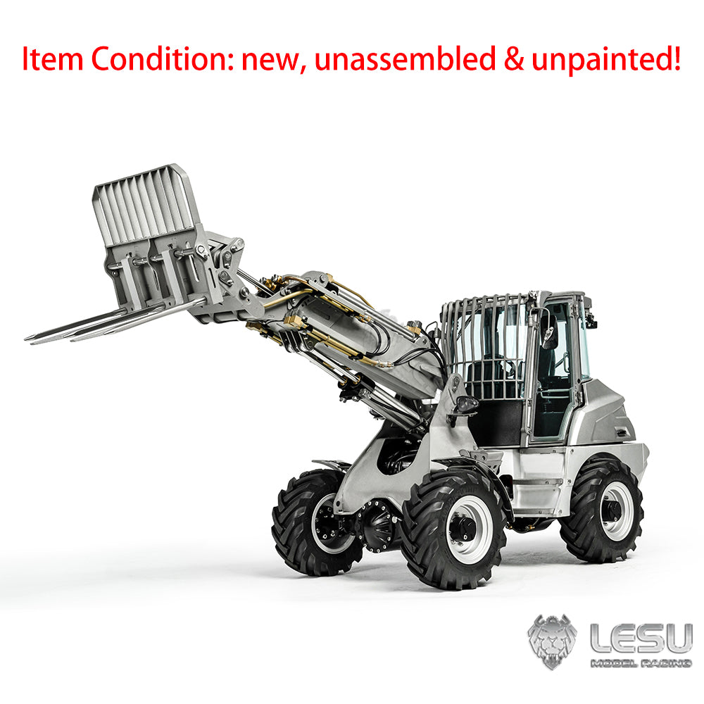 LESU 1/14 AT1050 RC Hydraulic Fork Loader Radio Control Car Telescopic Arm KIT/PNP Optional Versions Hobby Model ESC Servo Motor