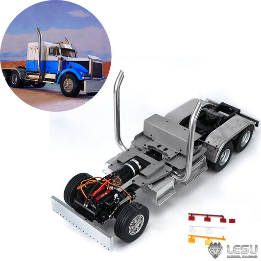 LESU 1/14 Metal King 6*6 Chassis for RC Tractor Truck DIY Model