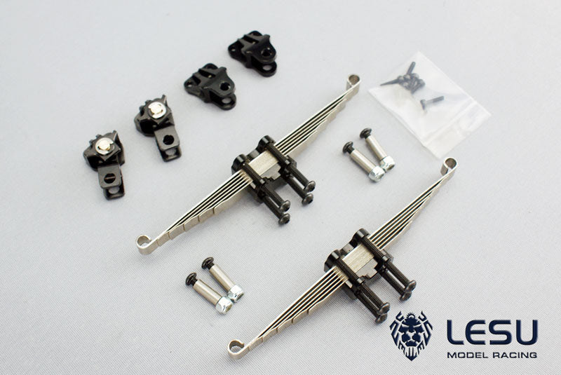 1:14 LESU Straight Plate Front Suspension Set Suitable for RC Power Unpower Front Axle Radio Control Truck Tractor Model