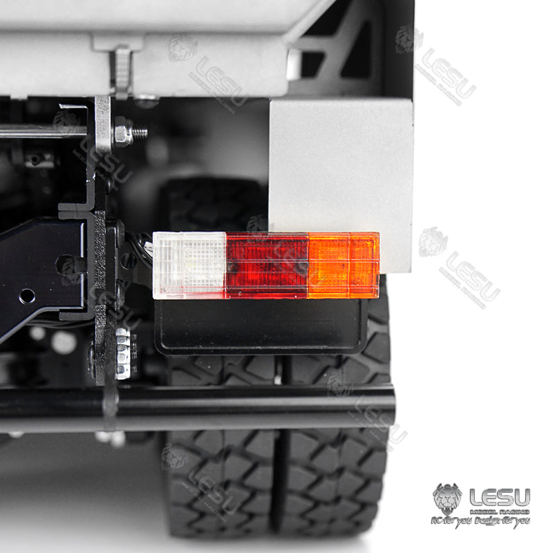 LESU 1/14 RC 8*8 for Metal Hydraulic Dumper Truck Tipper Construction Vehicle Model W/ Servo ESC Motor Spare Parts DIY