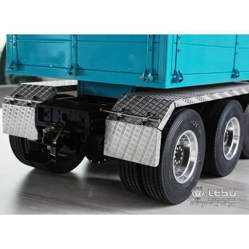 1/14 Scale Lesu Metal Front Rear Mud Plates for Single Double 3Axle RC Truck Tractor Radio Controlled Dumper DIY Car Model