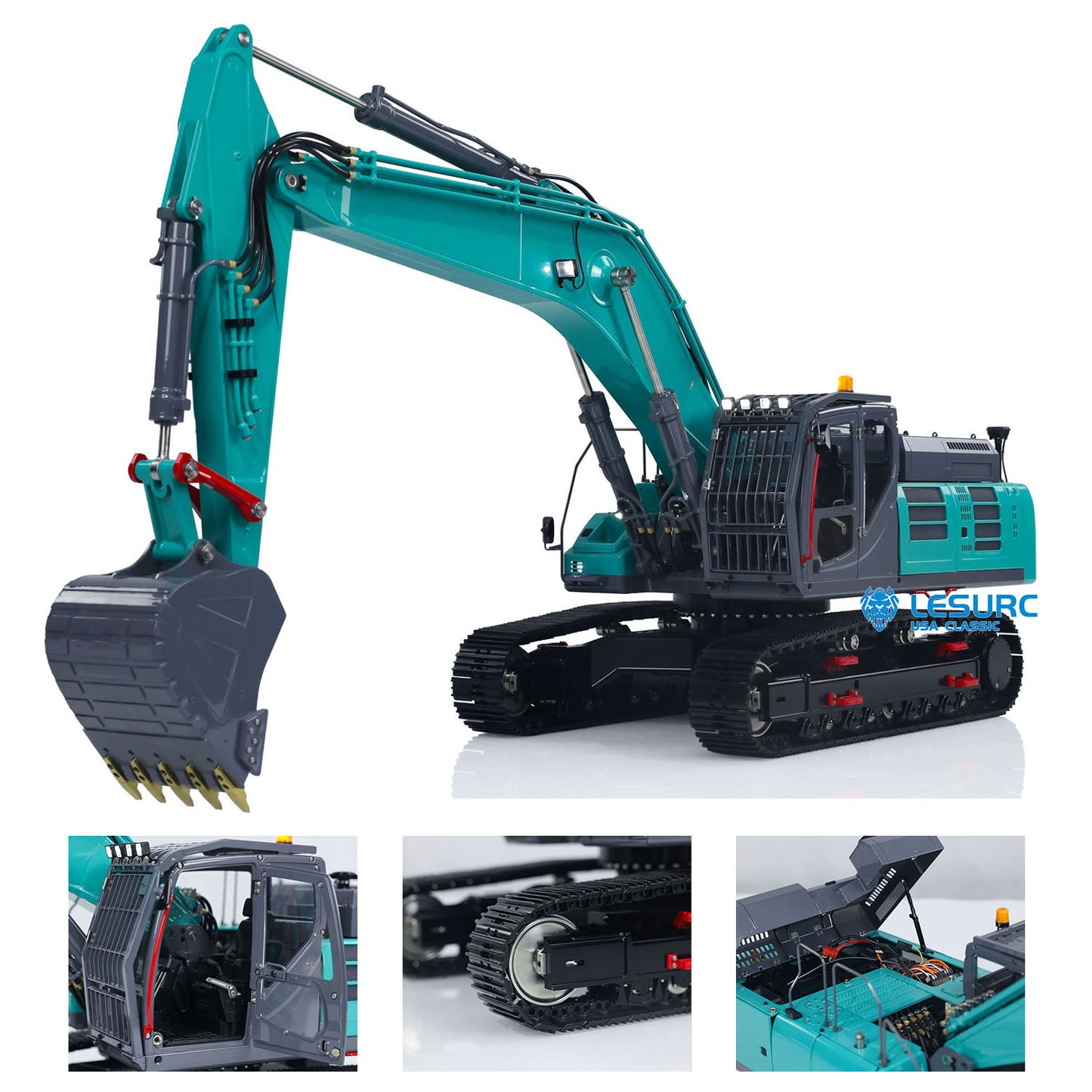 IN STOCK LESU SK500LC 1/14 Remote Control Hydraulic Excavator RC Digger Painted Assembled Optional Versions Hobby Model DIY Car