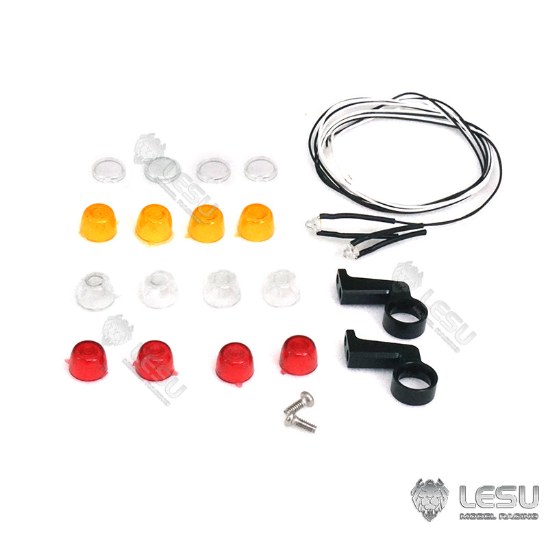 LESU LED Light Sets Upgraded Parts For 1/14 Scale Remote Controlled Tractor Truck DIY Model Accessories Replacements