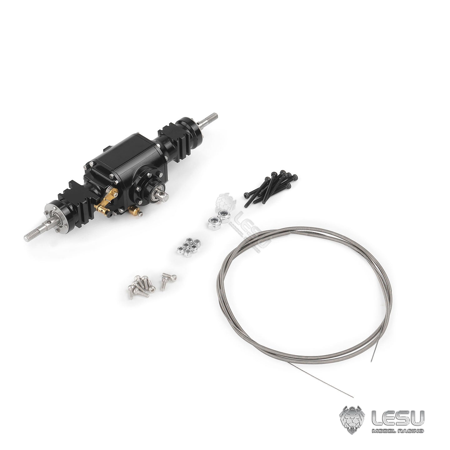 Metal Front Axle Differential Lock for LESU Aoue WA100M-8 1/14 4X4 RC Hydraulic Loader DIY Remote Control Construction Car Model