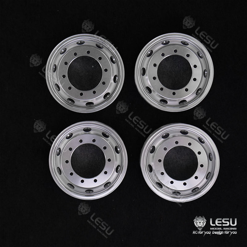 LESU Metal DIY Spare Part Dual Rear Hub Suitable for 1/14 Scale RC Wheel Reduction Axle Truck Tractor Radio Control Dumper