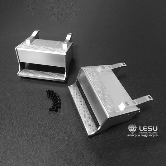 US STOCK LESU Metal Tool Box Accessory Suitable for Tamiya Radio Controlled 1/14 Scale RC Tractor Truck American DIY Model Cars Part