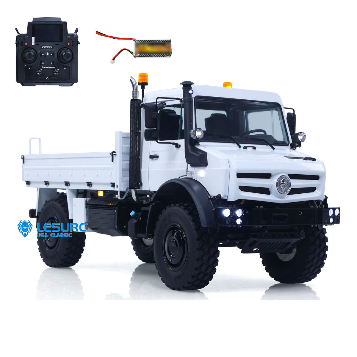 11.11 Flash Sale LESU U4023 4X4 1/14 RC Off Road Vehicle Metal ATV Light Truck MT44023 Model Light Sound Wheel Reduction Axle Lock Radio