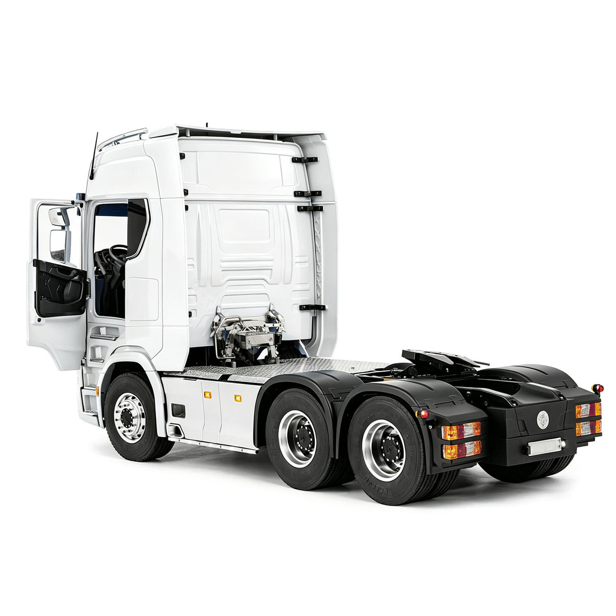 LESU Z0070 1/14 RC Tractor Truck with 6x6 Metal Chassis 3Speed Gearbox Differential Lock Airbag Suspension Light Sound System