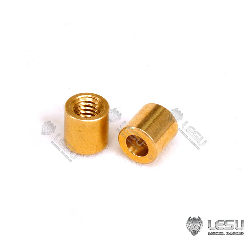 LESU Brass Nozzle Nut for 3*2MM 4*3MM Pipe Scale RC Hydraulic Excavator Loader Truck Model Replacements Accessories Spare Parts