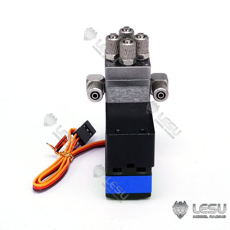 LESU Metal Distribution Directional Valve 12G 14KG Servo for 1/14 Scale Radio Controlled Hydraulic Truck Model Replacements