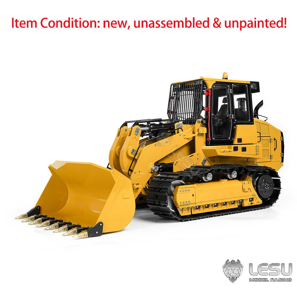 #Metal LESU 1/14 Hydraulic Remote Control Tracked 973K Loader Black Tracks RC Vehicle Standard Edition Unassembled Model