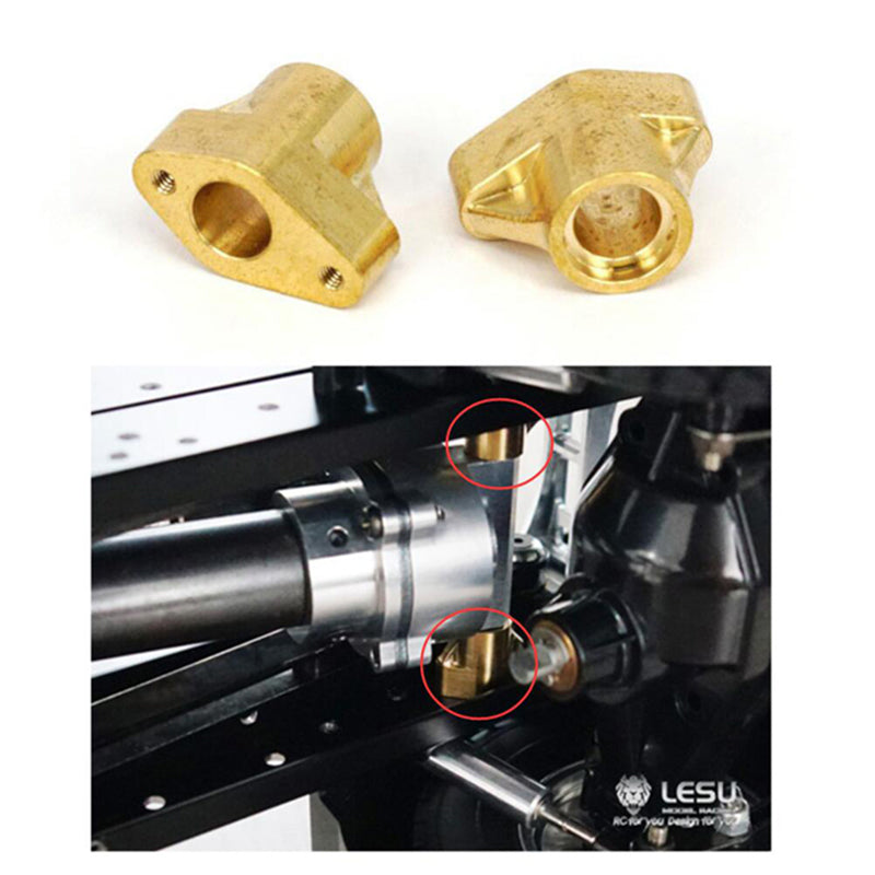 LESU Rearview Mirror Mount Taillight Metal Air Tank Lifting Base Rear Bumper Fender &nbsp;for 1/14 DIY 3348 3363 RC Dumper Truck