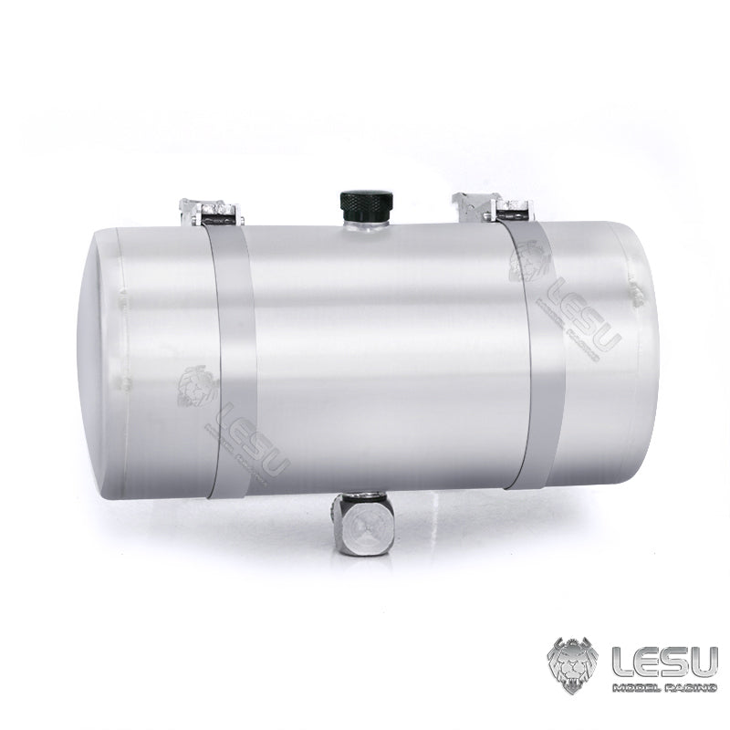 LESU Metal Round Hydraulic Tank 85MM 115MM Suitable for RC Tractor Truck Radio Controlled American Vehicles DIY Spare Parts